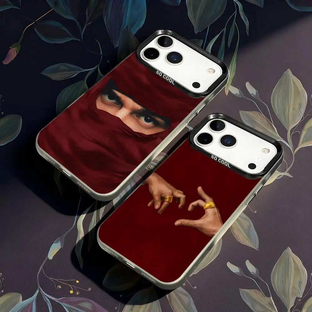 

VEIGH Eu Venci o Mundo Phone Case For iPhone 17,16,15,14,13,12,X,8,Pro,Max,Plus,E,SE4,Air,Mini IMD Matte Black