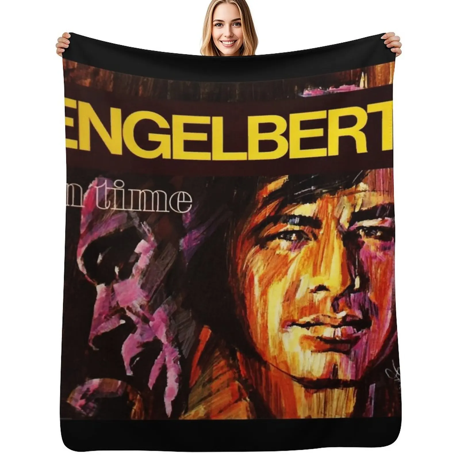 

Engelbert Humperdinck In Time Throw Blanket Easy Care Comfortable Blanket for Couch