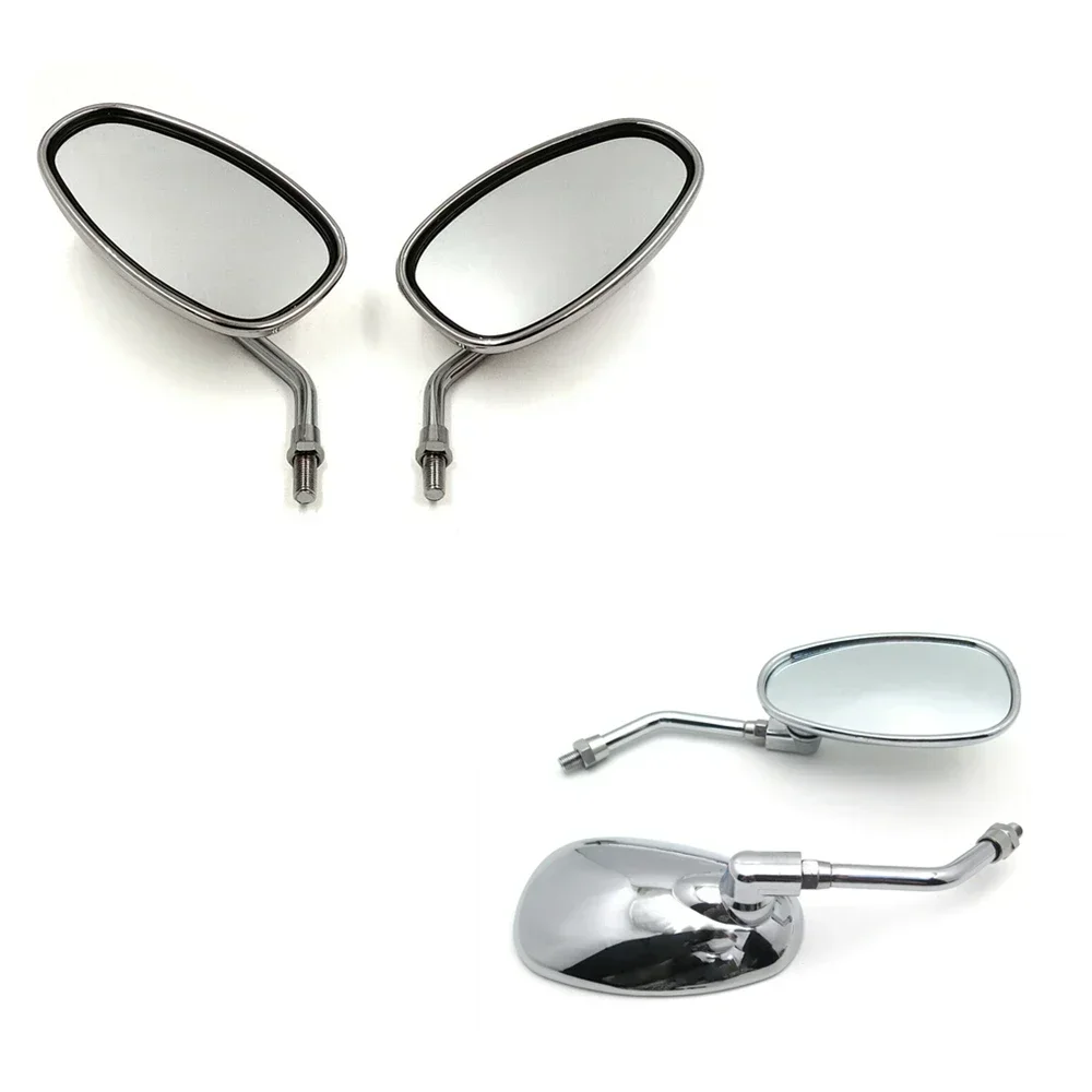 

Motorcycle Racing Mirrors for all motorcycles with 10mm standard bolts e.g Yamaha V Star 1100 XVS1100/1100A Custom 2000 Chrome