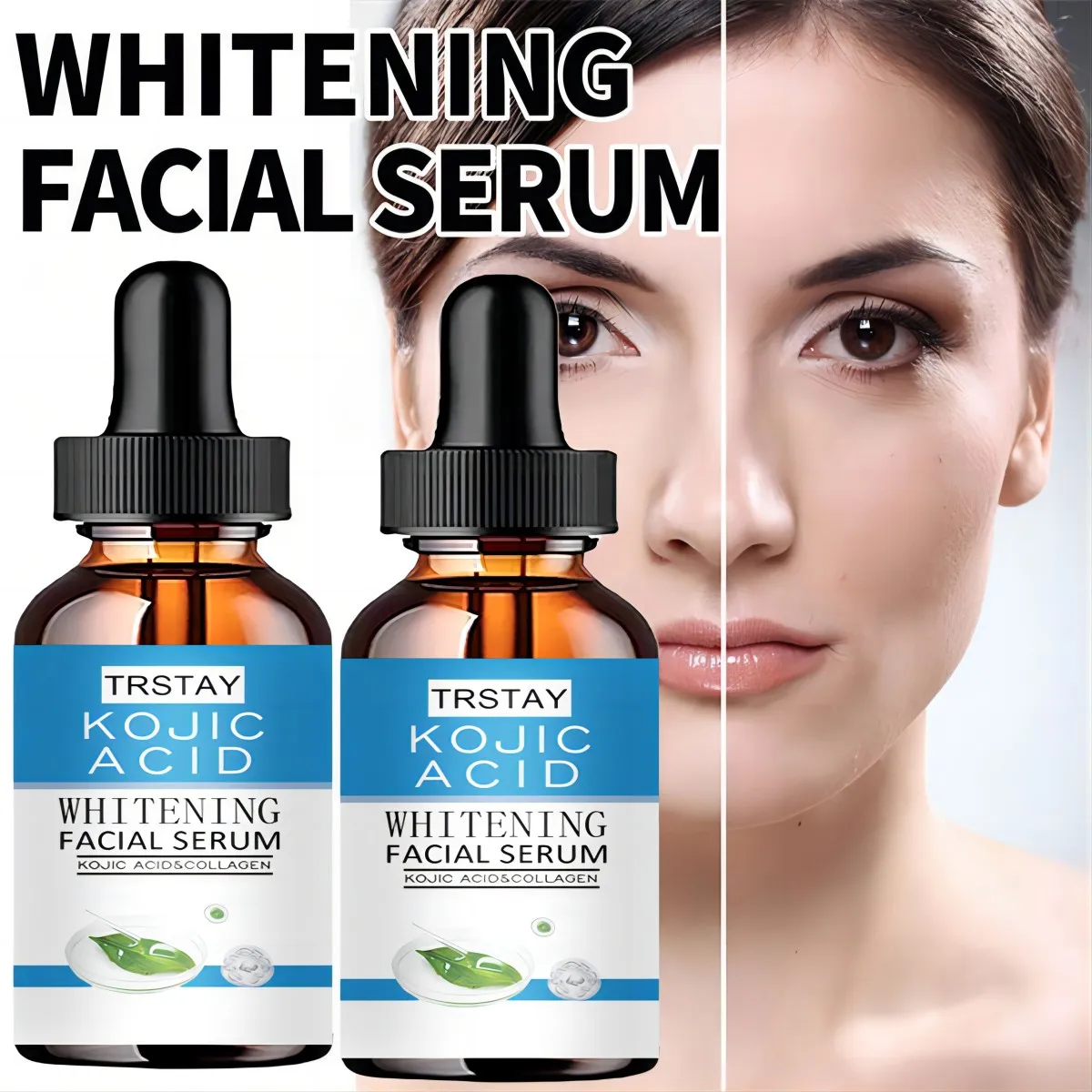 Skin Lightening Serum Strong Shades Dark Skin Anti Age .Extreme Whitening Cream for DARK Skin Face