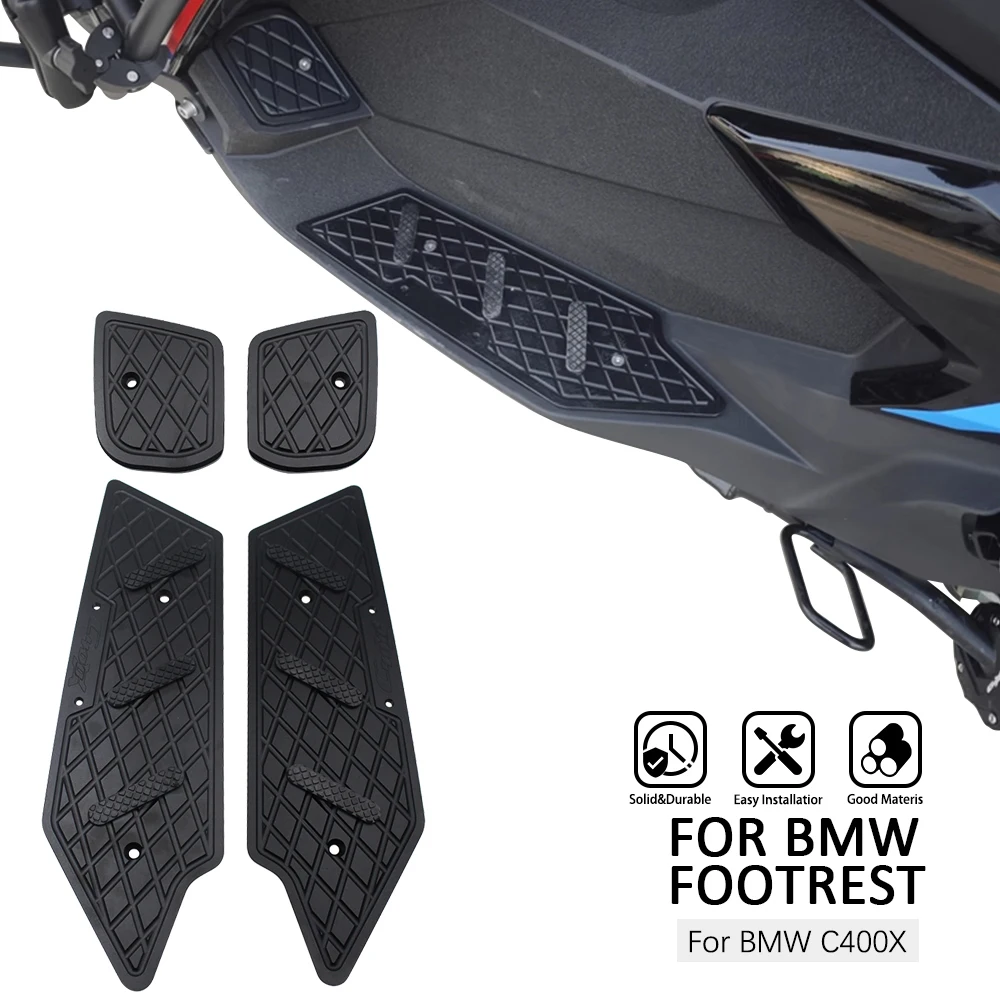 

Motorcycle Accessories For BMW C400X C400 X C 400X C 400 X Modified Anti Slip Footrests Fall Protection Bar Anti collision