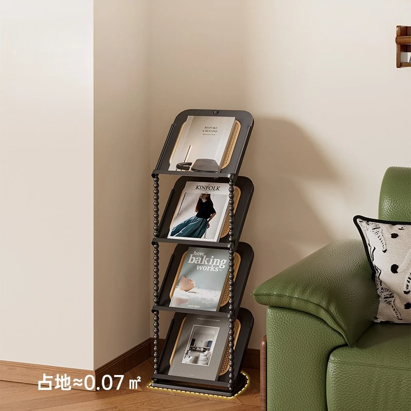 Display Shelf Magazine Racks Standing Shelf Living Room Storage Magazine Racks Modern Plastic Furniture Стенд Для Журнала MHSNJ