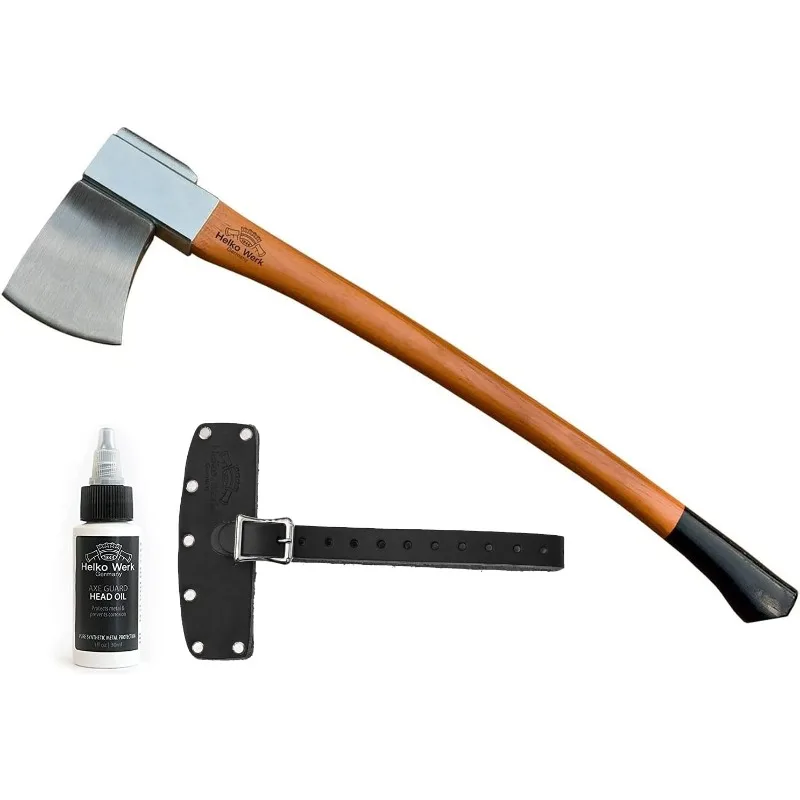 Christmas.Vario Heavy Universal Axe - German Made Heavy Duty Large Felling Axe and Cutting Axe - Head 5.5 lbs, Handle 36 in