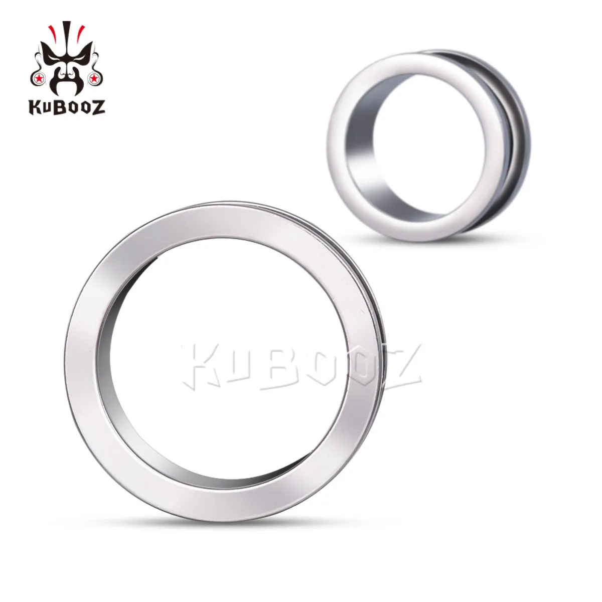 KUBOOZ tytanowe tunele do uszu piercing wskaźniki pierścieniowe śruby ekspandery biżuteria do ciała kolczyki 2 szt