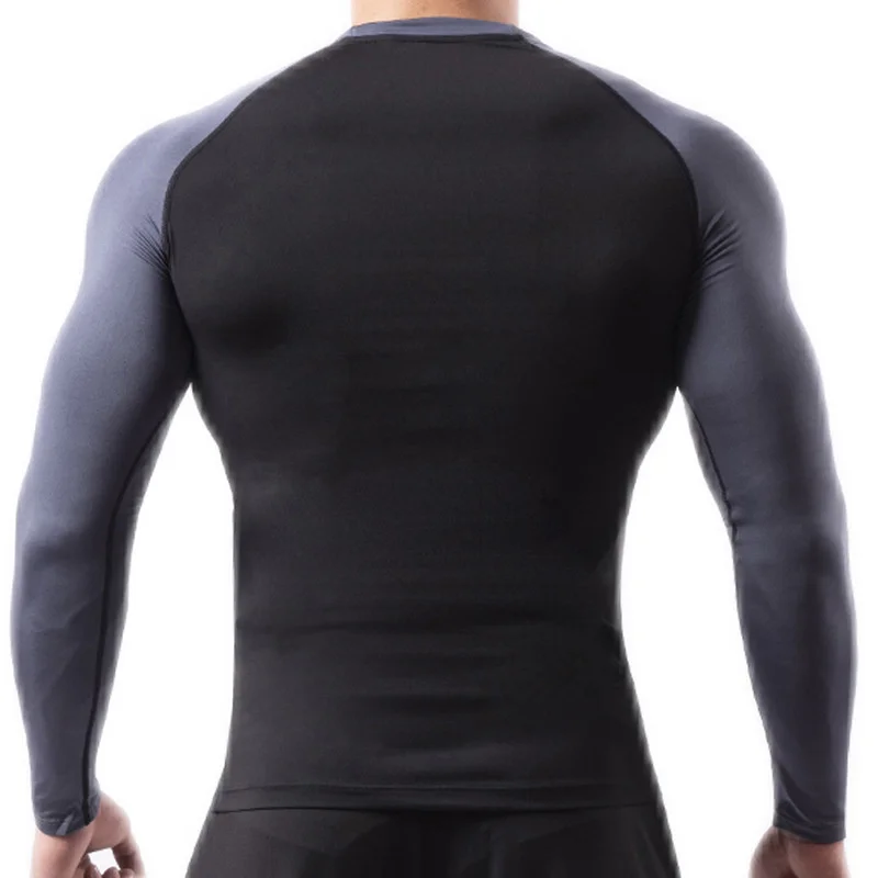 Chemise de sport moulante à manches courtes pour hommes, compression, respirant, trempé de football, fitness, équitation sportive, séchage rapide, course à pied