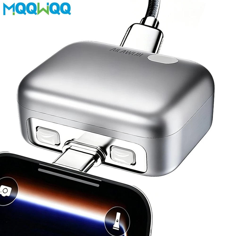 

1Pcs Full Charge Auto Separation Charging Head, Type-C Smart Auto Cut Adapter, Universal Safety Charger for Daily Unattended Use