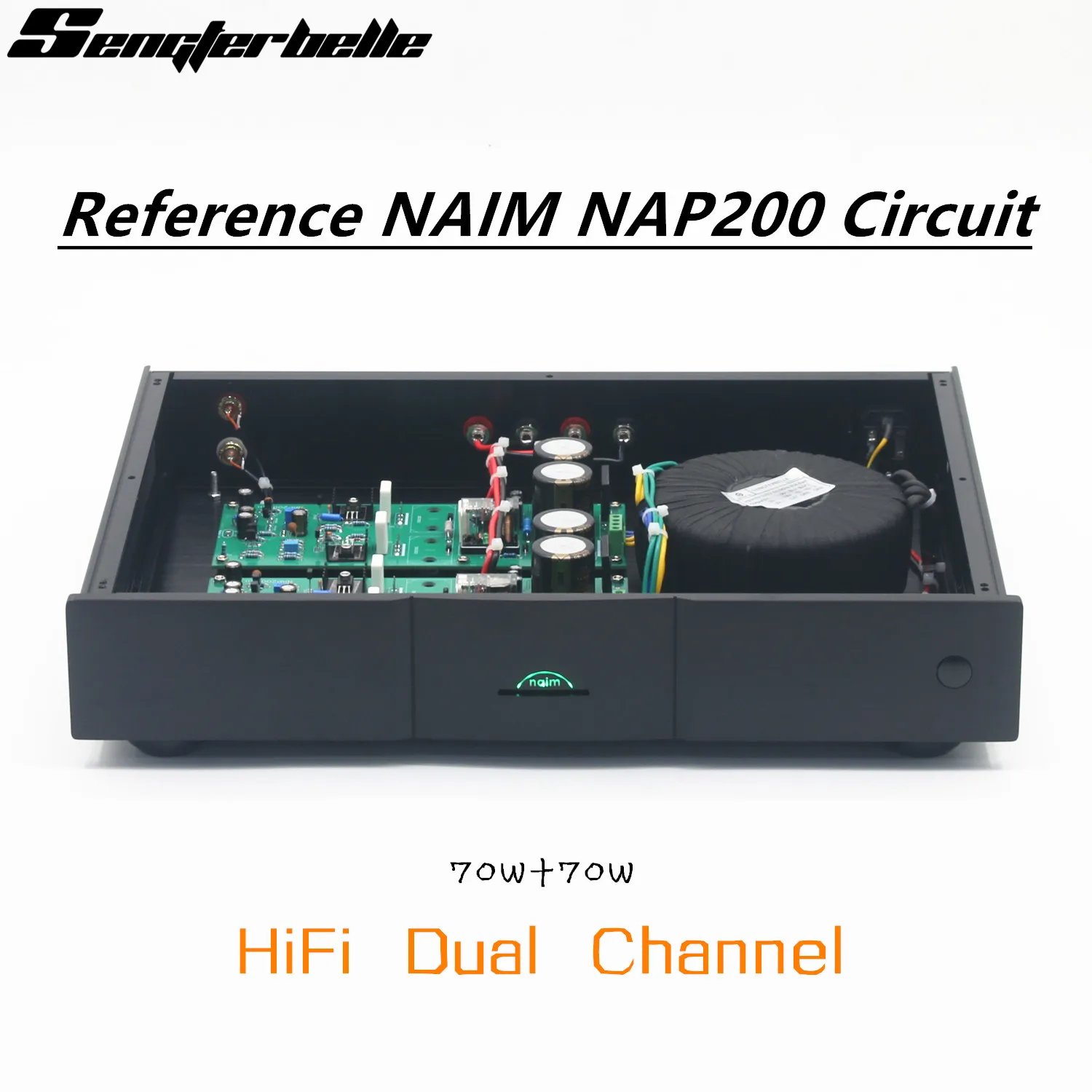 

HiFi Stereo Dual Channel 70W+70W Audio Power Amplifier Reference Naim NAP200 Circuit