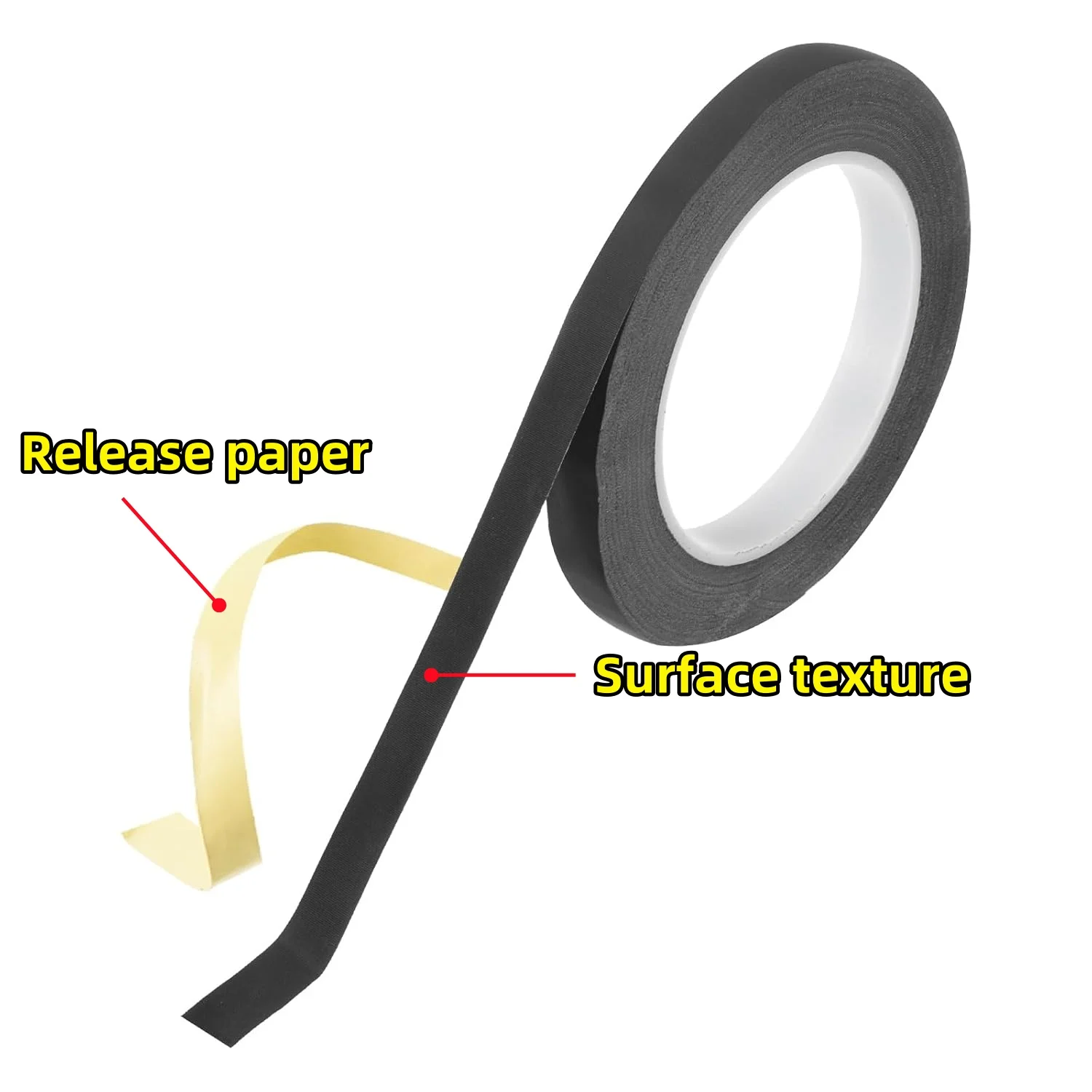 Acetate Cloth Insulating Tape 30M Black Wire Harness Tape High Temperature Resistant for Phone and Electronics Repair
