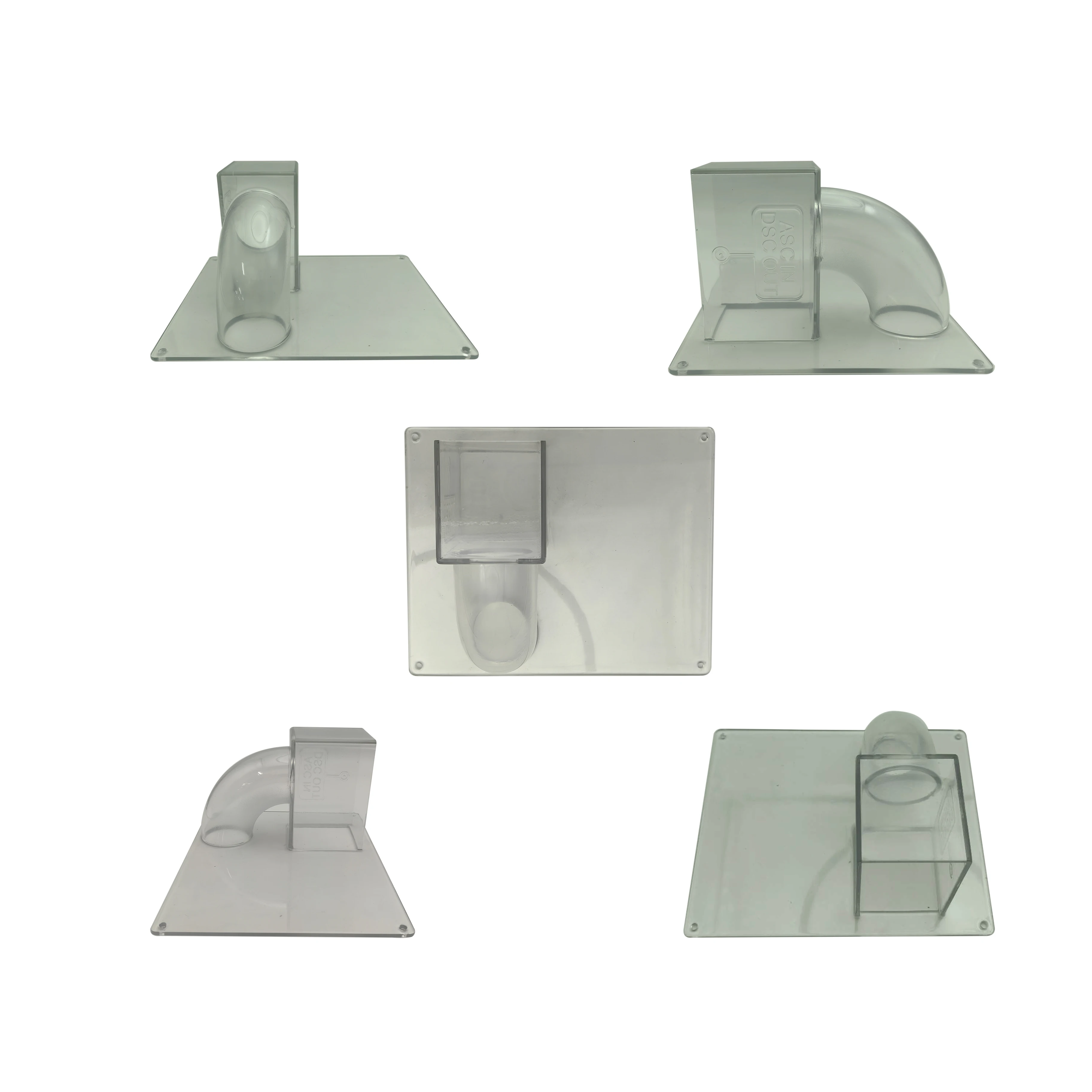 Transparent Parts Precision Manufacturing Acrylic PP ABS Plastic Parts Processing irregular shape