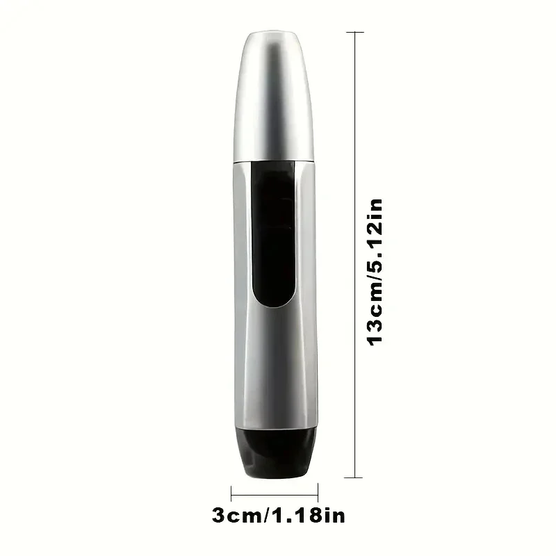 1PC Electric Nose Hair Trimmer, Professional Painless Nose And Ear Hair Trimmer For Women Men Waterproof Stainless Steel Head