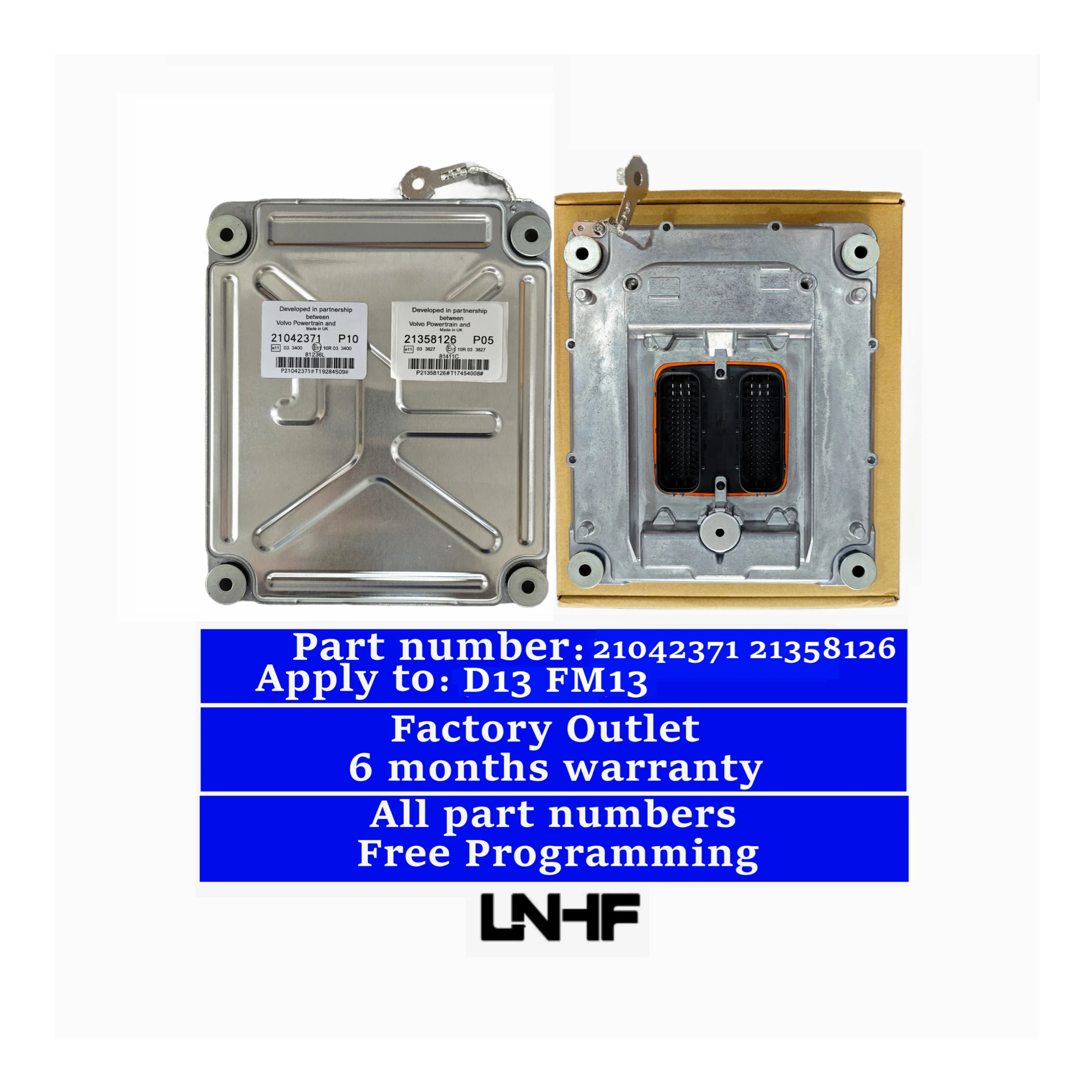 LNHF 21042371 21358126 D13 FM13 EC340D EC480D Excavator Truck Engine Control Controller Ecu Ecm 21042371 21358126 For Volvo Mack