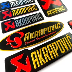 Naklejki na rury wydechowe motocykla Moto aluminiowa etykieta naklejka wodoodporna żaroodporna dla Honda Yamaha Akrapovic naklejki Racer