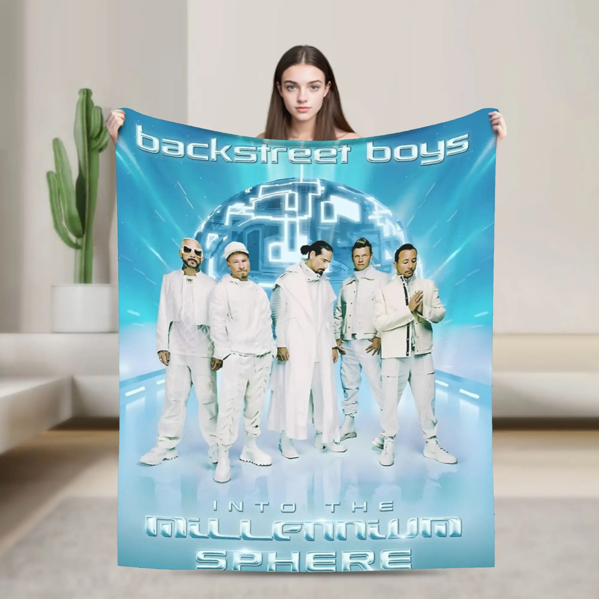 Backstreets Boys Never Gone Blankets Fleece Spring Autumn  Multi-function Lightweight Throw Blanket for Home Car Bedspread