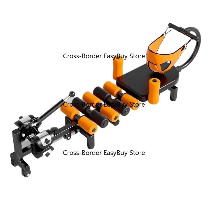 Electric Neck Waist Traction Bed, Physiotherapy Massage Stretching Device for Pain Relief