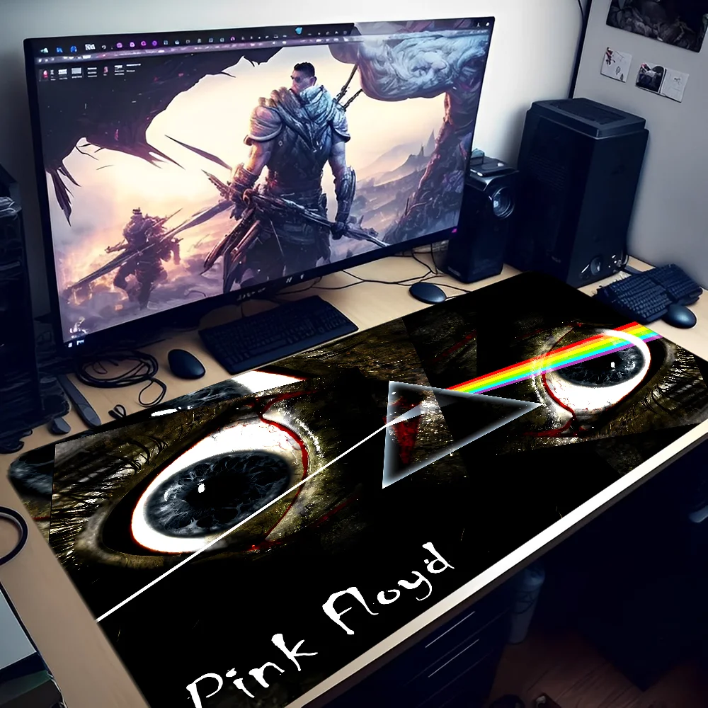 F-Floyd The Wall P-Pink Mousepad In Stocked Laptop Gaming Mice Mousepad Size for large Edge Locking Game Keyboard Pad