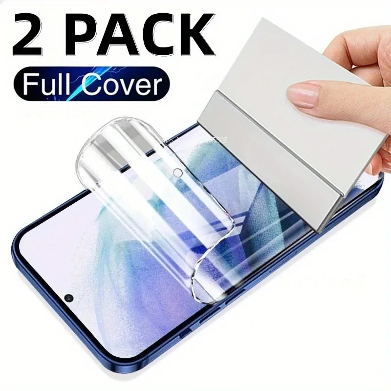 2Packs TPU Hydrogel Screen Protectors for Samsung S22 S21 S23 Ultra FE Protection Film For Samsung S24 S20 Ultra S7 S8 Plus Film