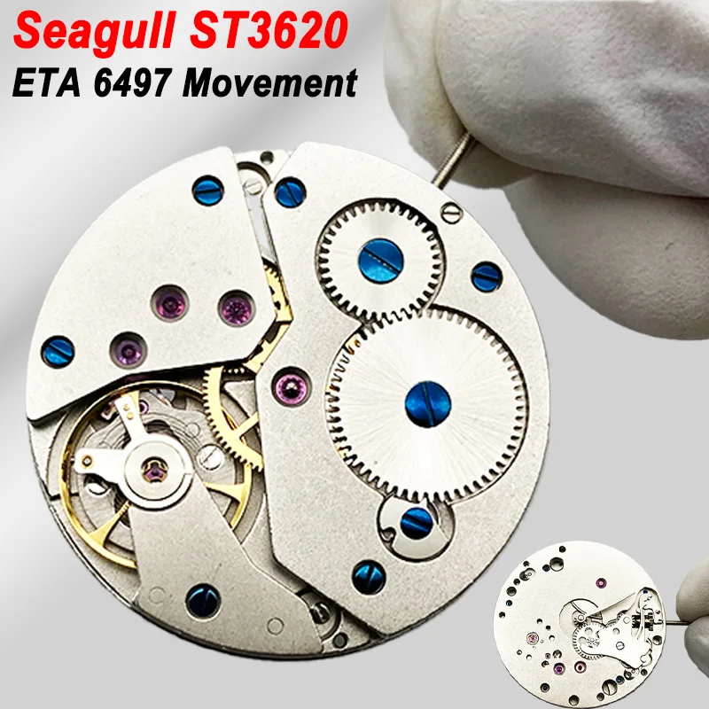 Seagull ST3620 6498 Uhrwerk, Reparatur von Uhren, 17 Edelsteine, Uhrwerk, Handaufzug, mechanisches Uhrwerk, Uhr, Mod-kompatible Teile