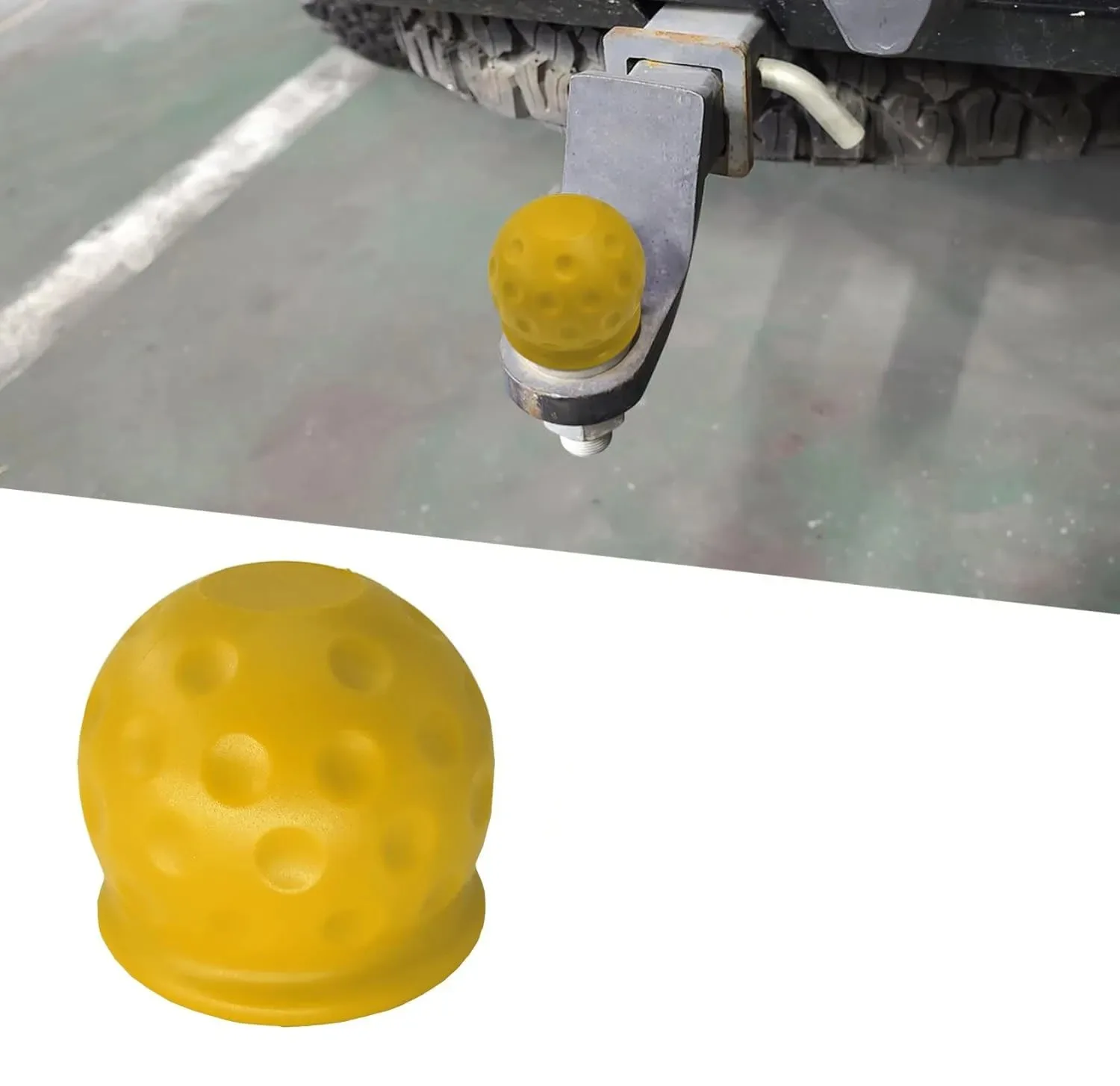 Universelle 55MM Anhängerkupplungs-Kugelabdeckung Anhängerkupplungs-Schutzkappe Anhängerkupplungs-Schutzabdeckung Auto-Zubehör