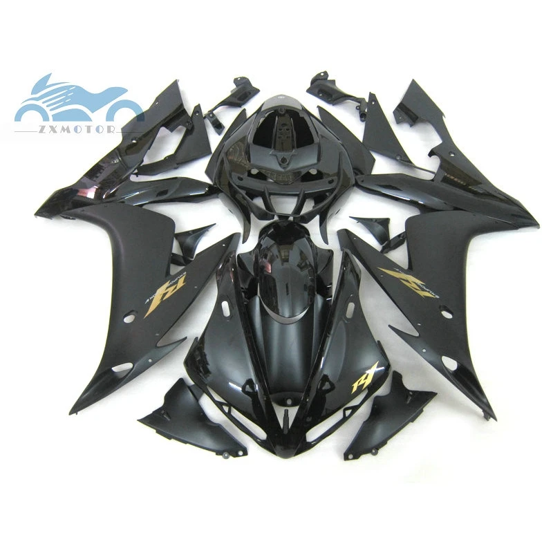 

Injection motorcycle fairing kits fit for YAMAHA 2004 2005 2006 YZF R1 04 05 06 YZFR1 black plastic fairings kit NY17