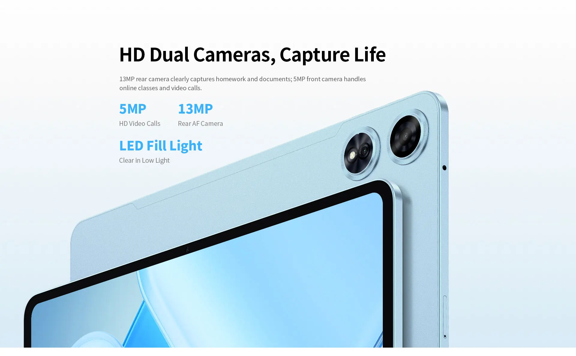 TECLAST Android 17 Tablet M60 12″ 2.5K IPS Touchscreen Display 90Hz 32GB RAM (6GB+26GB) 128GB ROM Dual 4G LTE WiFi 8000mAh Desktop Laptop