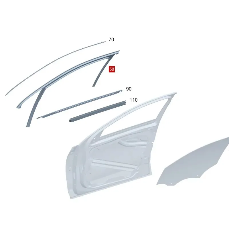 

A2067250500 A2067250600 C200 C220 C180 C300 W206 Левая сторона направляющей окна