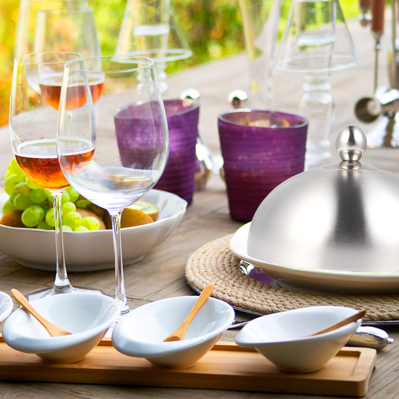 

1pc Stainless Steel Steak Cover Anti Oil Splashing Cooking Tool Dish Lid for Outdoor Kitchen Gadget Heat Resistant Meat Cheese