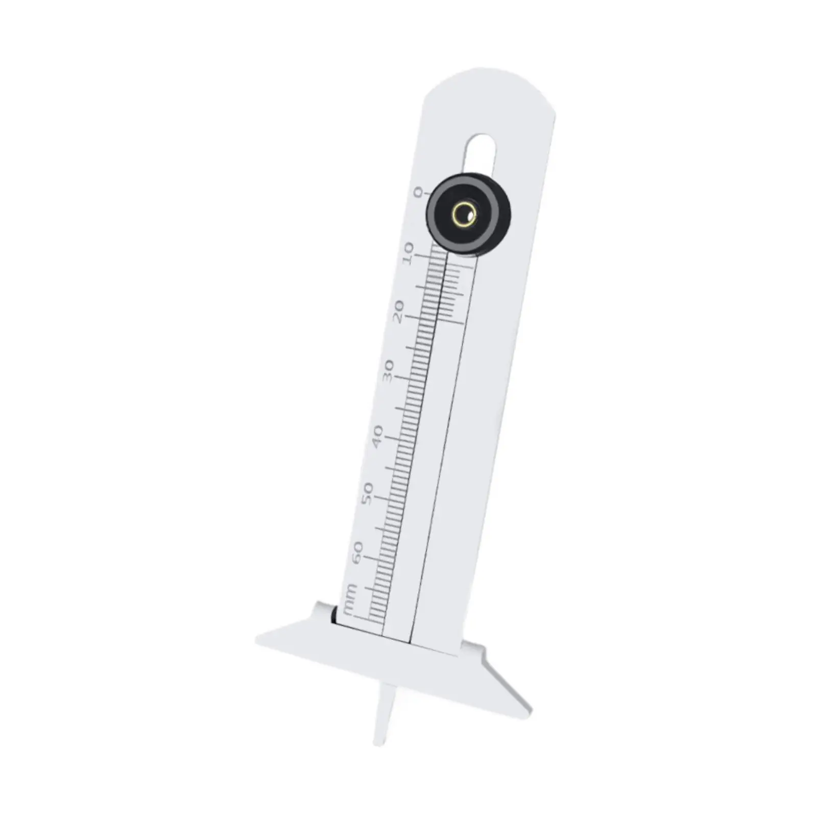 Tire Depth Gauge Ruler Compact Tire Maintenance for Driving Suvs Trucks