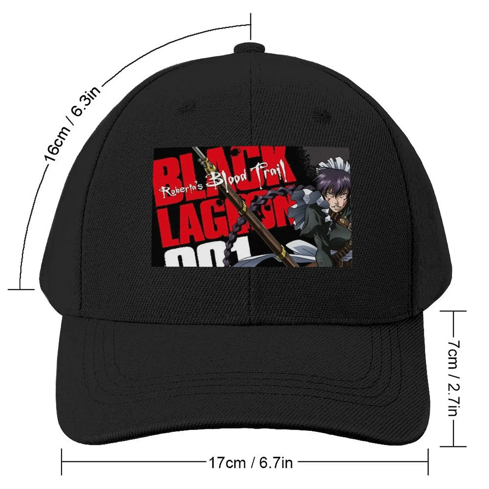 Black Lagoon Anime Baseball Cap Trucker Hat Anime Beach Bag Hats Woman Men's