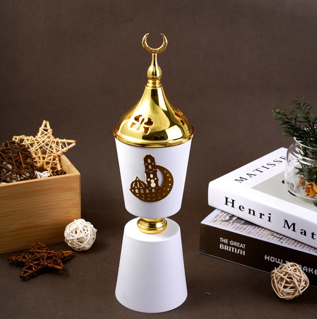 

Middle Eastern Arab Incense Burner, Light Luxury Festival Aromatherapy Burner, Ramadan Festival desktop decoration ornaments