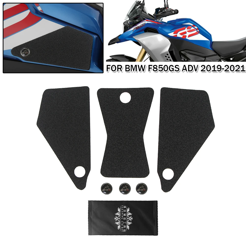 

Motorcycle Side Fuel Tank Pad Non-slip Protector For BMW F 850 GS Adventure 2019 2020 2021 F850 GS ADV F850GS Knee Grip Stickers