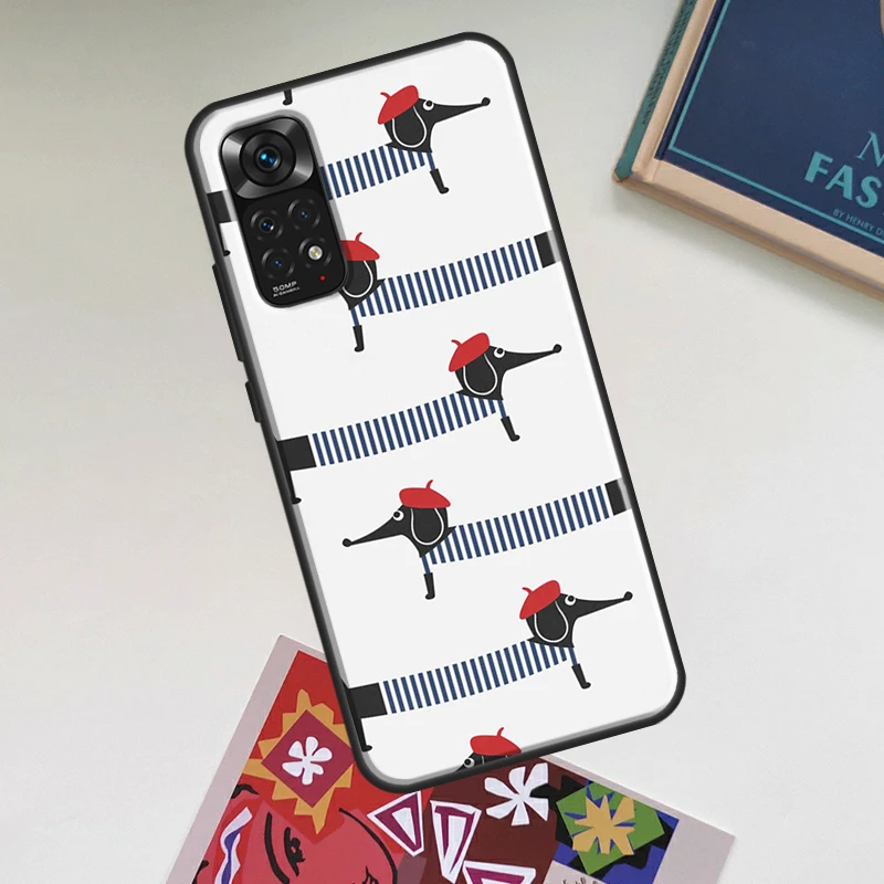Dachshund Sausage Dog Case For Xiaomi Redmi Note 12 Pro Plus 8 9 10 11 Pro 8T 9S 10S 11S 12S 9C 10A 10C 12C Cover
