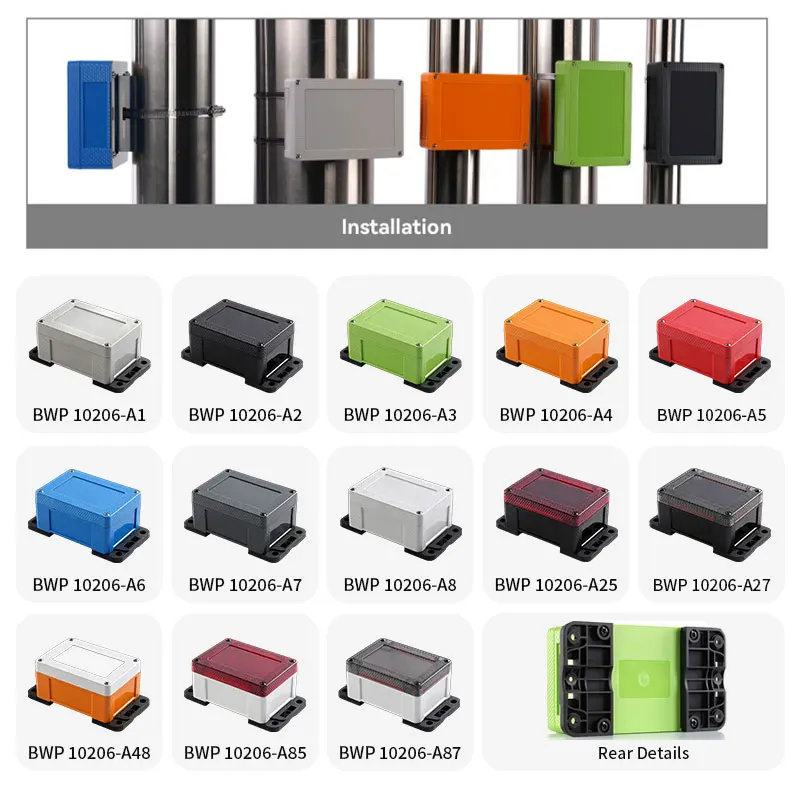 BWP10206 IP68 Waterproof Box, Plastic Enclosure With Transparent Cover, New Arrival