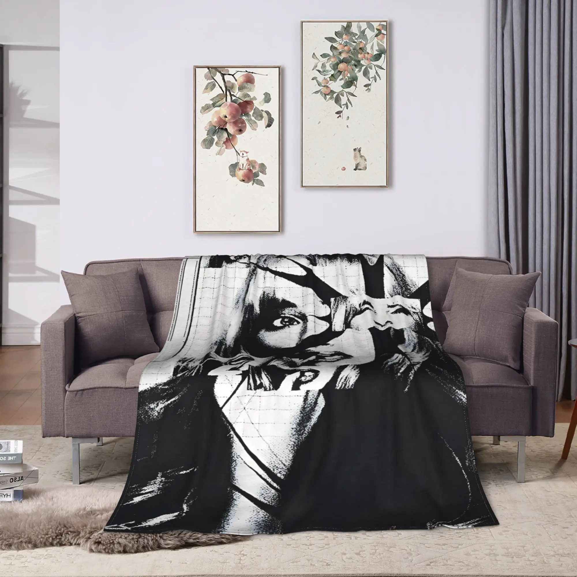 Sabrina Carpenter Album Flannel Blanket  Super Soft Bedding Throws for Living Room Decorative Pattern Bedspread Sofa Bed Cover