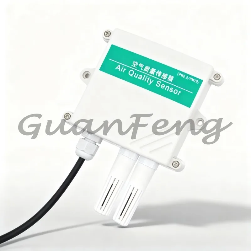 Multi-signal Output Air Quality Dust Sensor, PM2.5 PM10 Tester with 0-5V 0-10V 4-20mA RS485 Interface