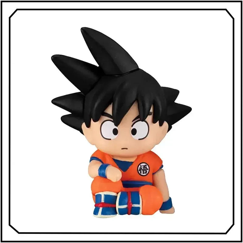 Dragon Ball Gashapon Son Goku Vegeta Yonsei Figura de Anime Modelo de Colección Nuevo Regalo Dos Series