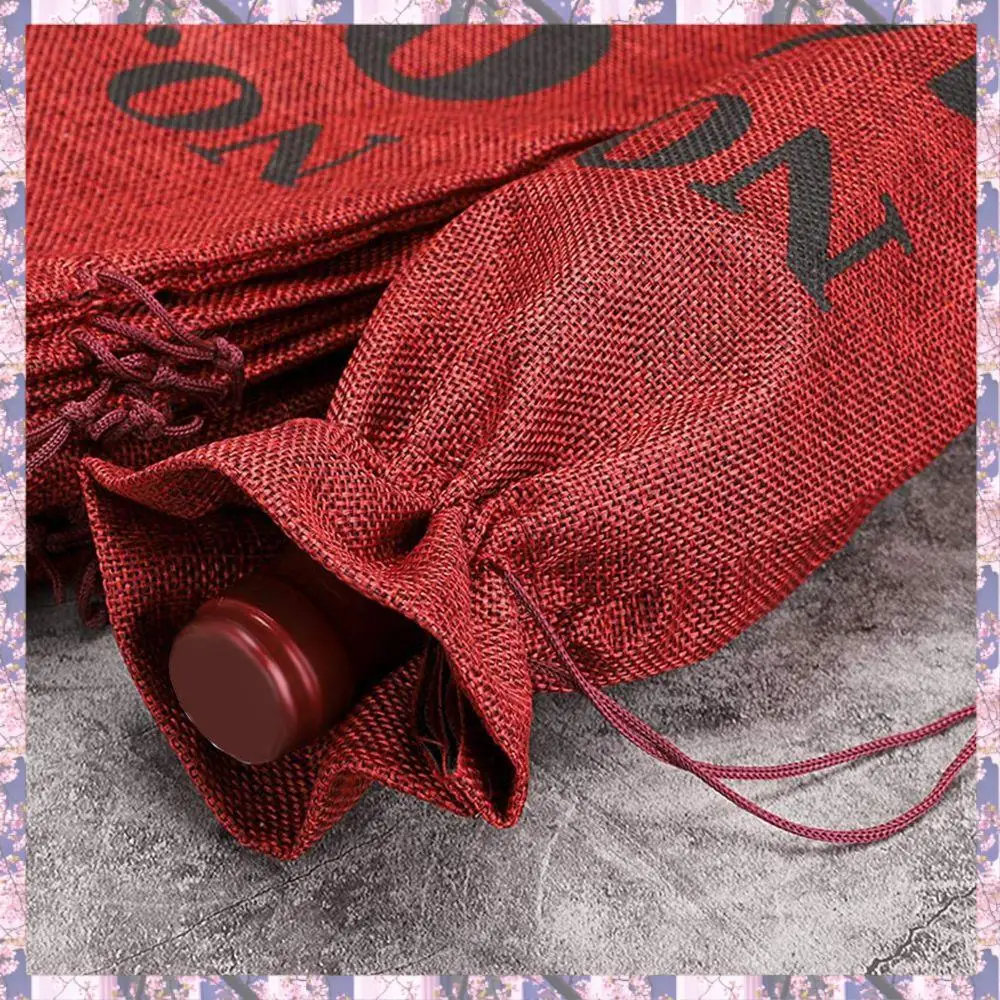 2025 تريند 1 إلى 10 أكياس النبيذ الخيش تذوق النبيذ العمياء، أكياس النبيذ أرقام طاولات الزفاف، أكياس تذوق النبيذ، الحفلات، عيد الميلاد، 10 قطع،