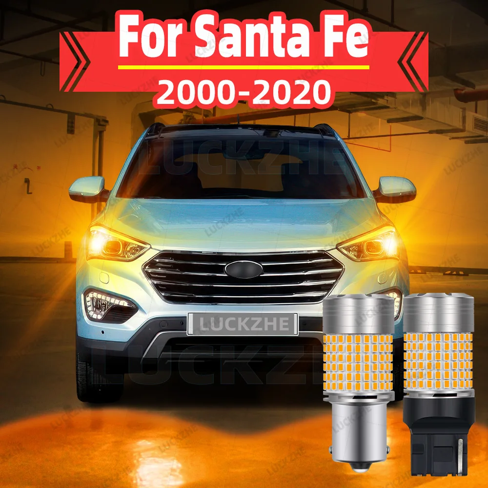 

Turn Signal LED Lights For Hyundai Santa Fe 1 2 3 4 2000-2020 2012 2013 2014 2015 2016 2017 2018 2019 Front Rear Indicator Lamp
