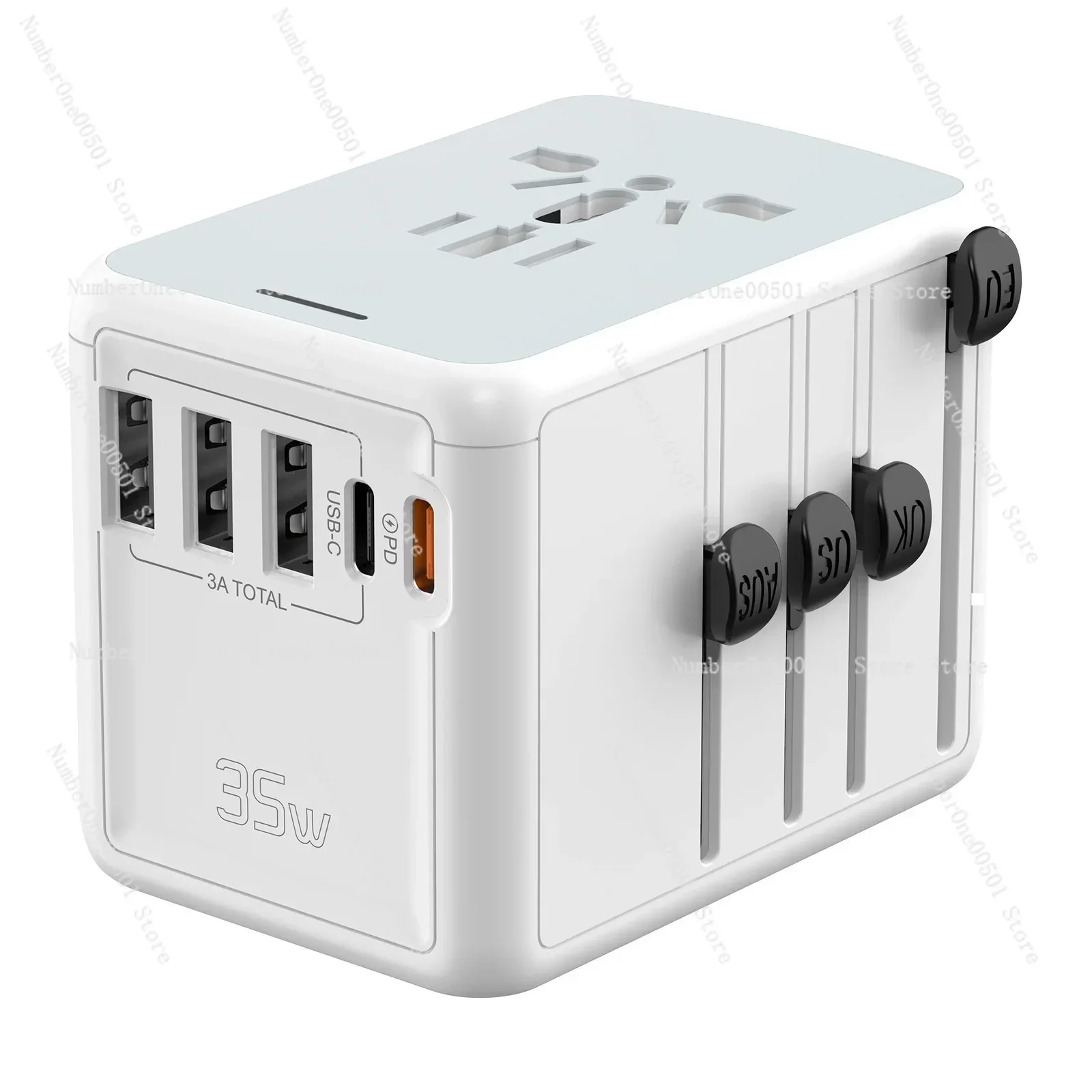 New PD35W to fast charging replacement socket 3A2C overseas travel charging conversion plug