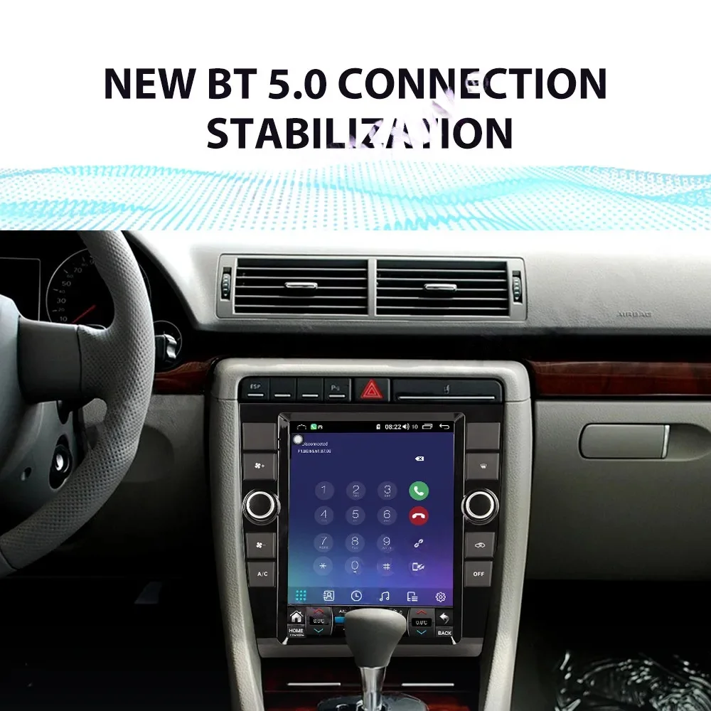 Android Carplay For Audi A4 2002-2008 Multimedia Player Touch Screen Bluetooth Car Radio Navigation Stereo Head unit 9.7'' New
