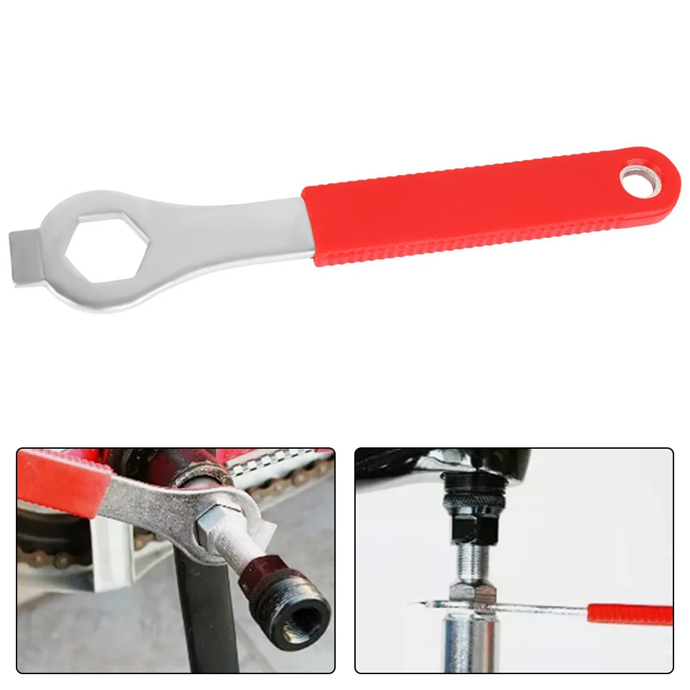 

Высокое качество велосипедная педаль кривошипная экстрактор велосипедный центральный вал кривошипный ключ детали выносливость легкий долговечный производительность