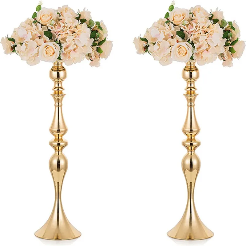New metal wedding table decoration flower stand vase wedding table anniversary party table decoration