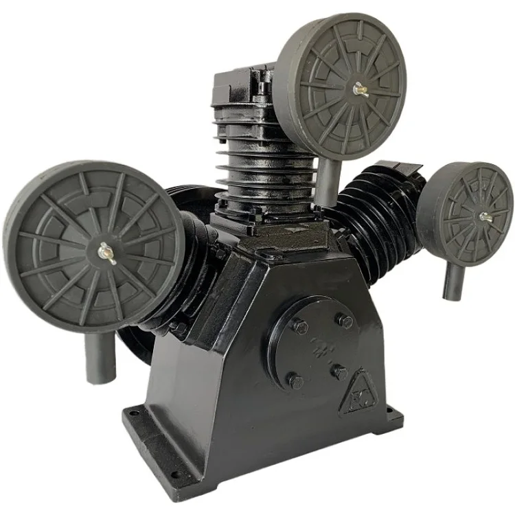 

10 л.с., 7,5 кВт, сертифицированный CE, 100 мм * 2, 80 мм * 1 цилиндр, 10 бар, безмасляная поршневая головка компрессора