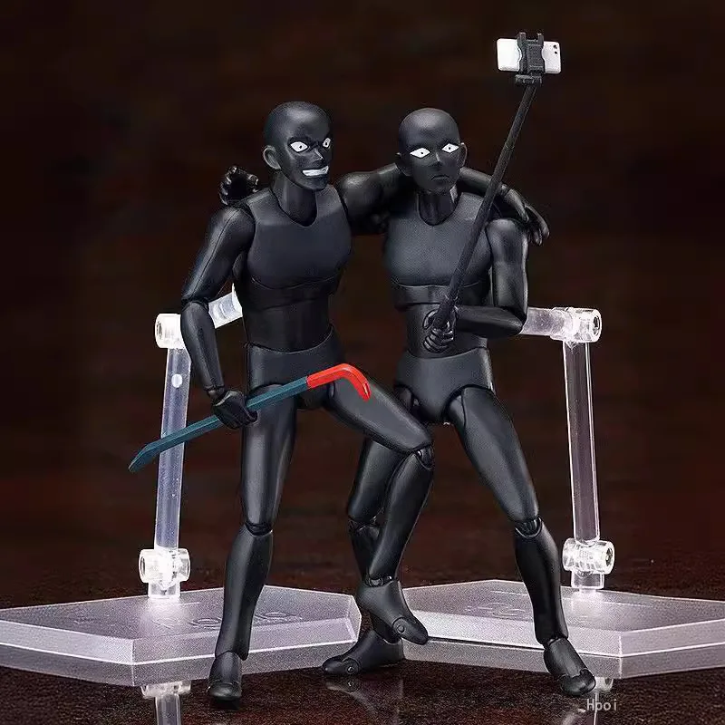 Anime Detective Conan Figma Sp 089 Movable Joints Action Figure Black Man Character Collectible Model Desktop Decoration Toy