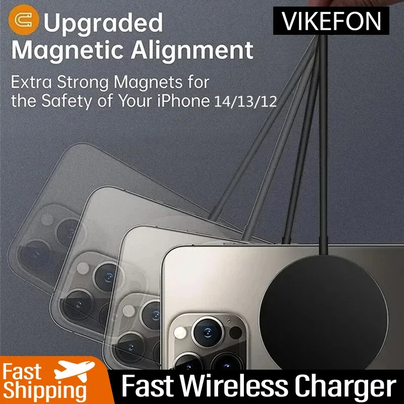 Magnetic Fast Wireless Charger for IPhone 15 14 13 Pro Max Samsung Xiaomi  Chargers Induction Quick Charging Dock Station