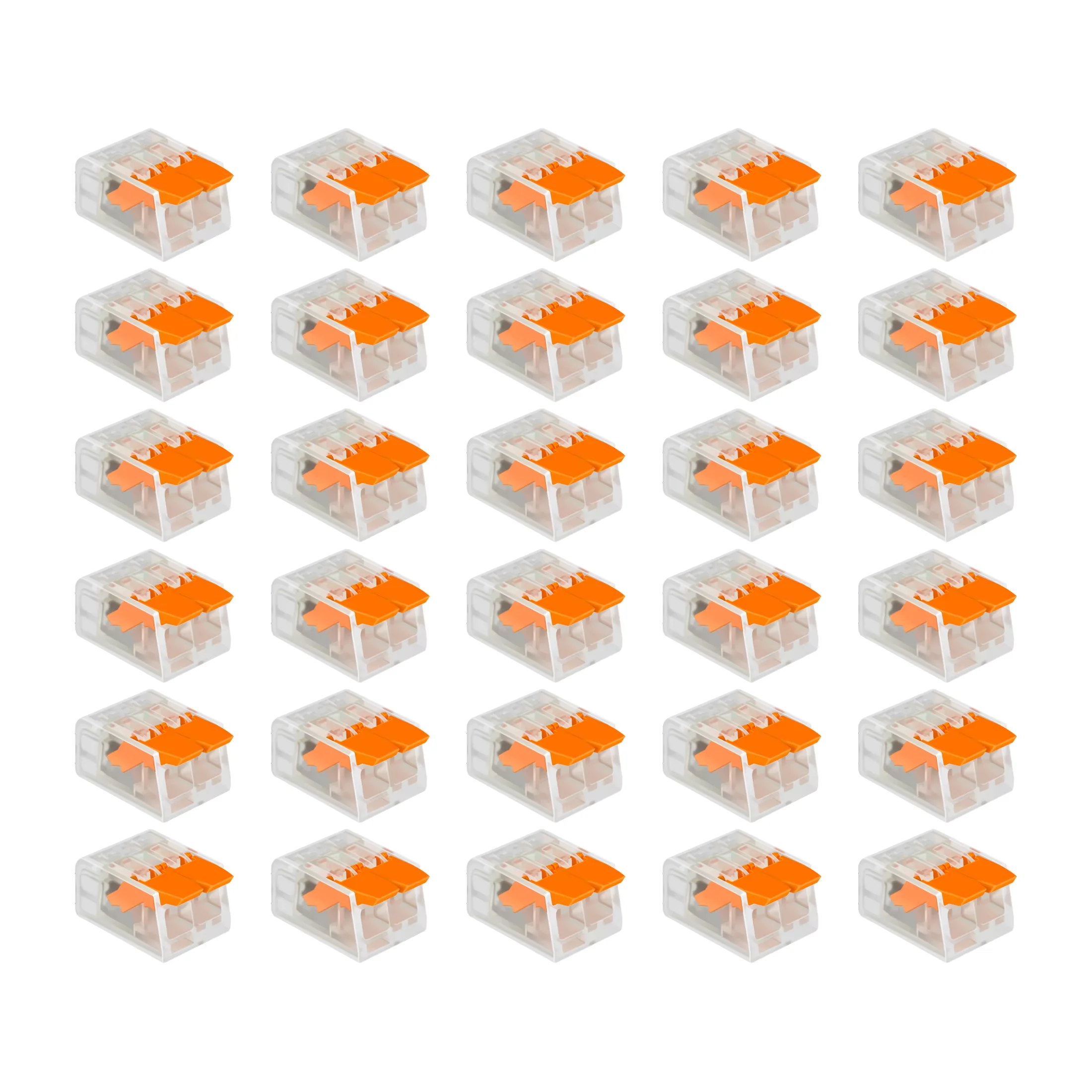 30 PCS 412 413 414 415 Quick Connector Universal Type Plug In Terminal Electrical Equipment Wire Connectors