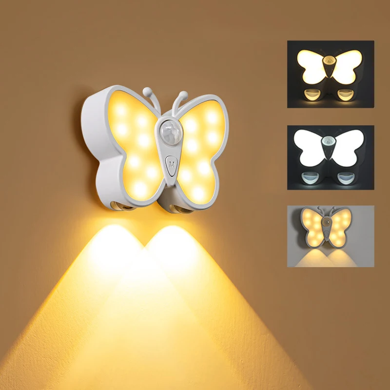 

Rechargeable Night Light Motion Sensor Light Wireless LED Cabinet Light Night Lamp For Kitchen Wardrobe Lamp Staircase Led Light