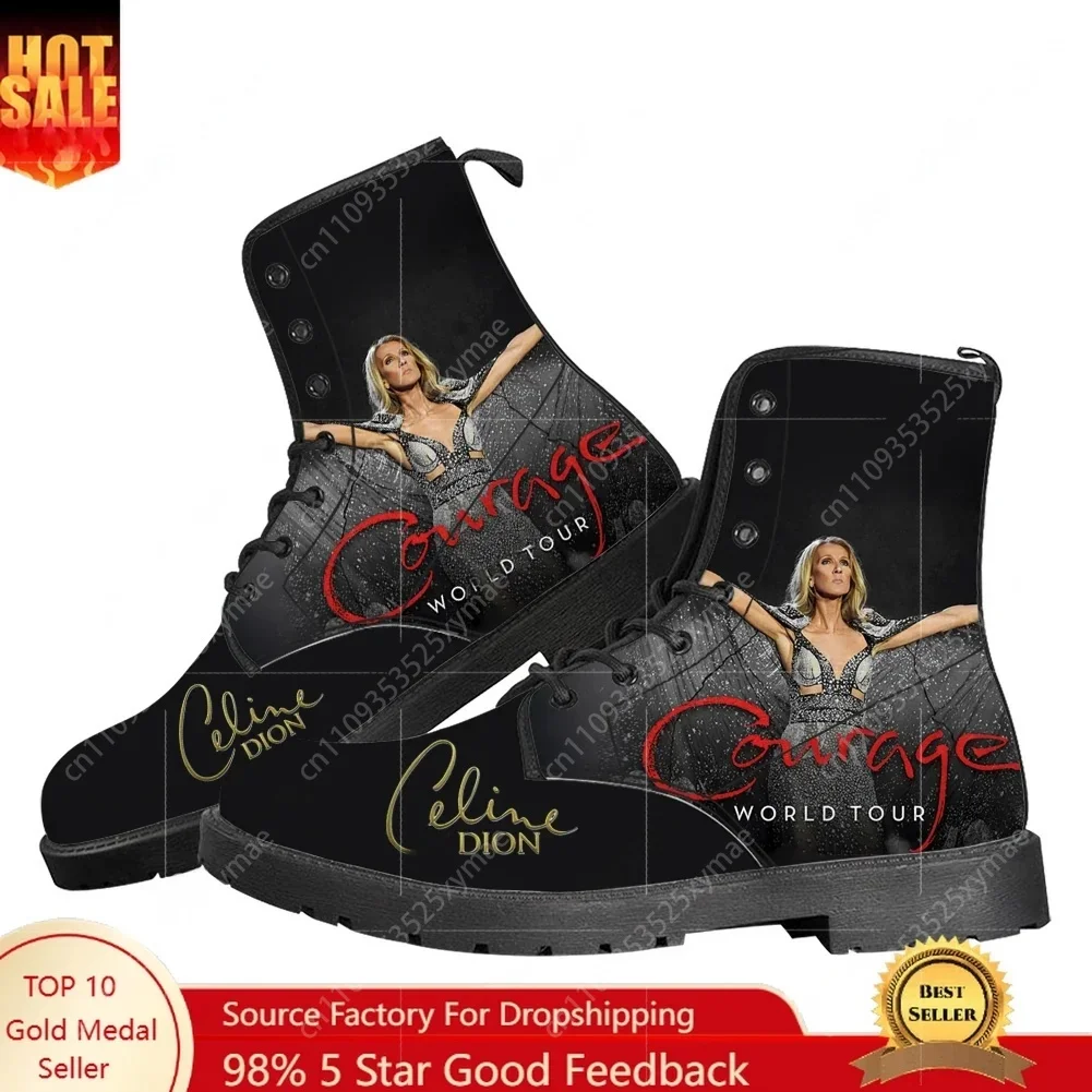 

Celine Dion My Heart Will Go on Casual Boots Music Singer Mens Womens Teenager Shoes Fashion 3D Boot Outdoor Customize Made Shoe