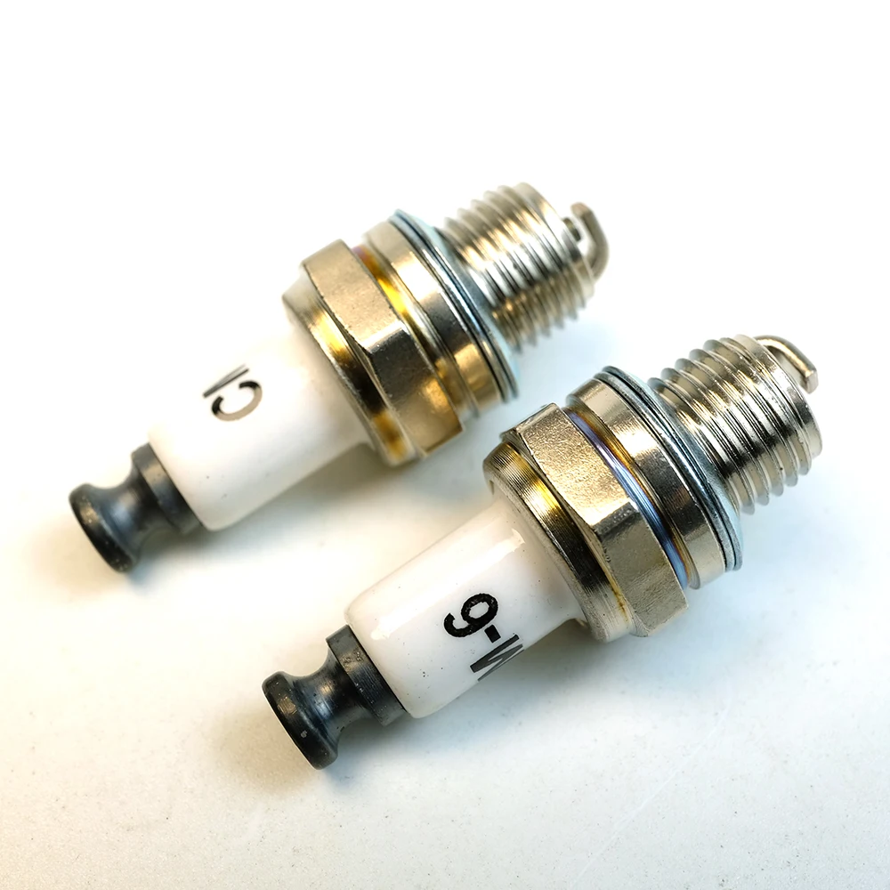 2/4 PCS RC Model Engines Spark Plug CM-6 10mm Standard Spark Plug for DLE30 DLE55 DA EVO Gas Engine Toy Model Accessory