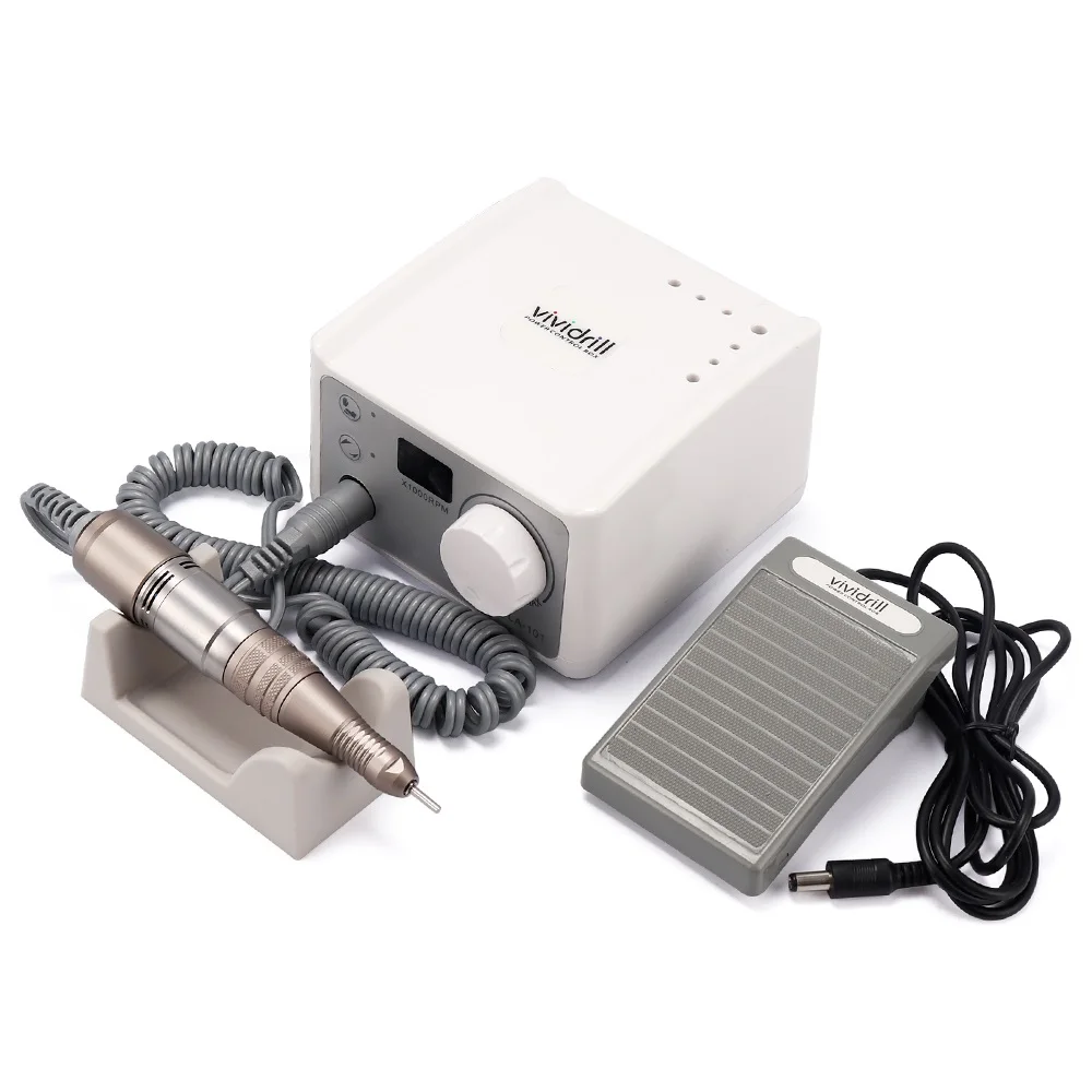 35000RPM Nail Drill Manicure Machine Strong 101L 35K Control Handpiece Acrylic Gel Polish Nails Sander Nail Art Salon Equipment