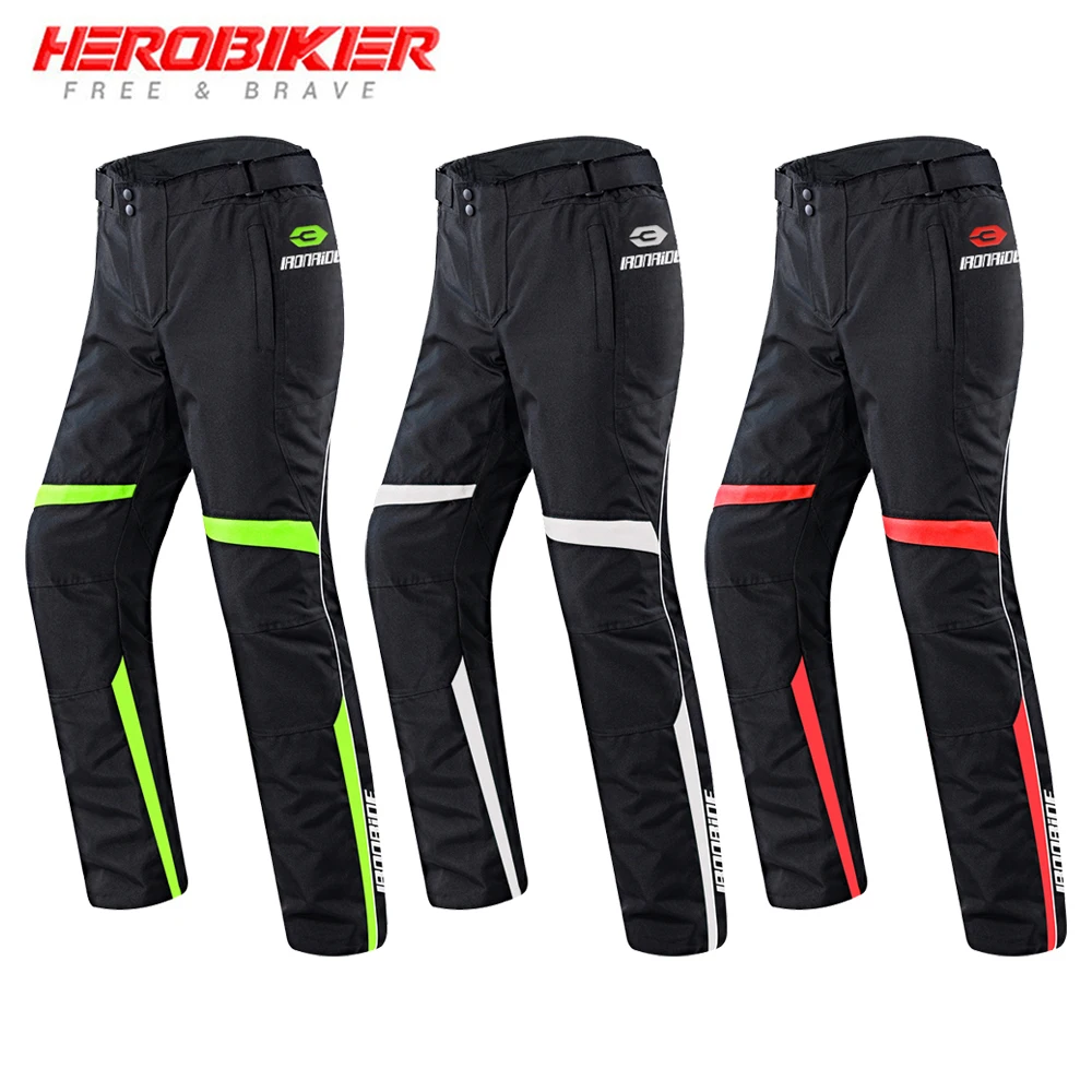 New Motorcycle Pants Four Seasons Reflective Breathable And Rainproof Riding Off Road Pants Anti-fall Racing Rider Pants